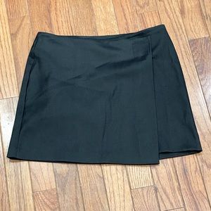 Rampage black wrap skirt